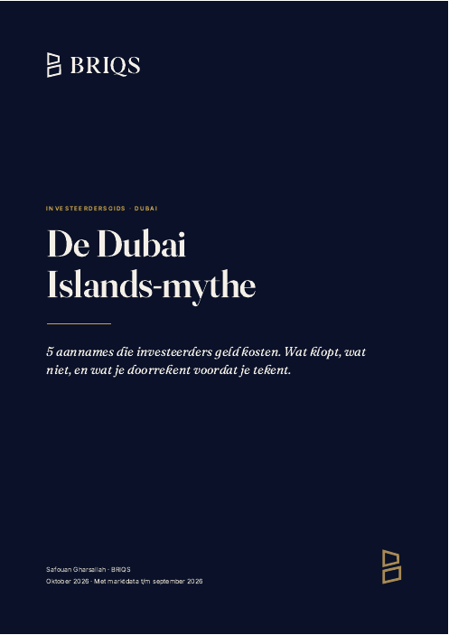 Cover van de gids De Dubai Islands-mythe